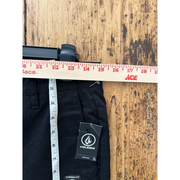 NWT Volcom Mens‎ Corpo Class Pants Black Size 28 Cotton & Polyester Blend - Picture 7 of 8